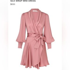 Zimmerman mini wrap dress